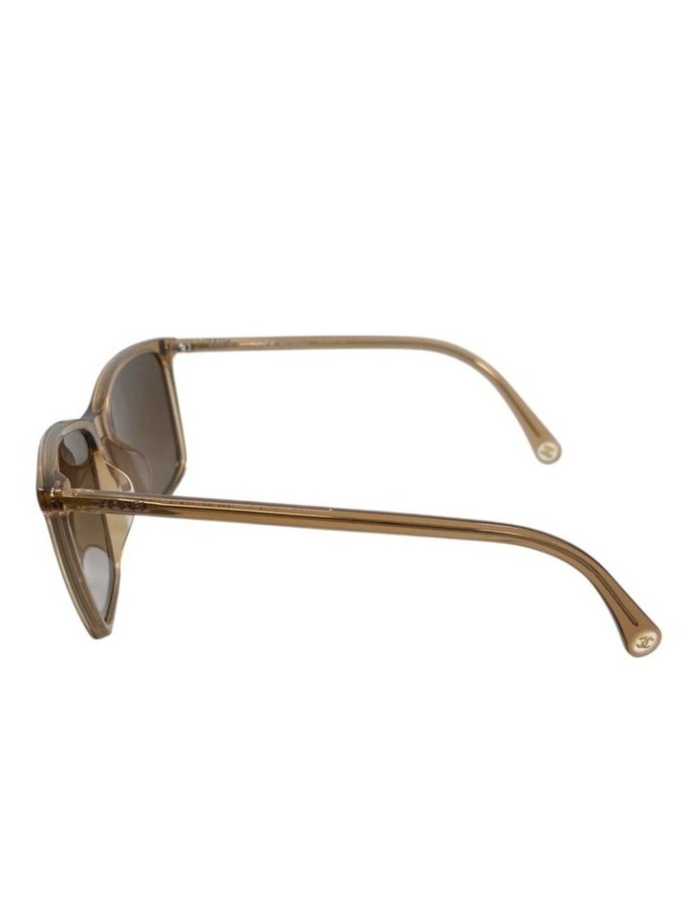 Chanel Sunglasses 5447-a 5517 140 3 P Acetate Browngold Brown Coco Mark Em0603 - Picture 3 of 10